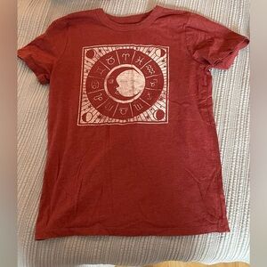 Zoe + Liv Maroon Graphic Zodiac T-Shirt